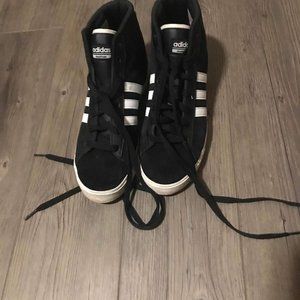 Black Adidas high tops